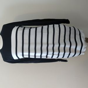 Banana Republic striped tunic sweater